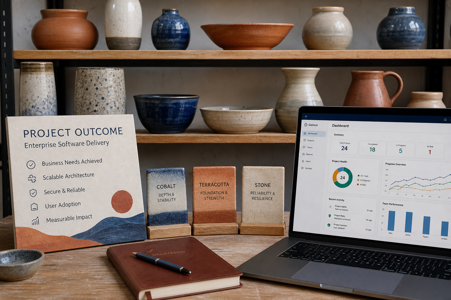 Enterprise software platform delivered by DELTAOS LIMITED